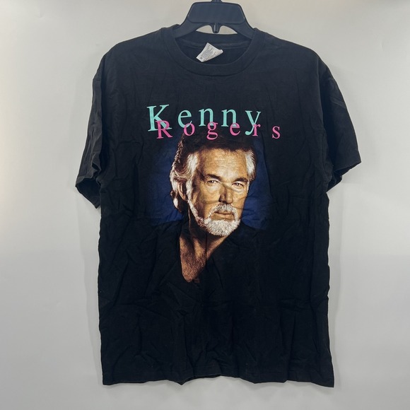 Hanes Other - Vintage 1993 KENNY ROGERS If Only My Heart Had A Voice Black T-Shirt Size Large